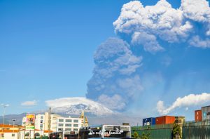 etna en erupción