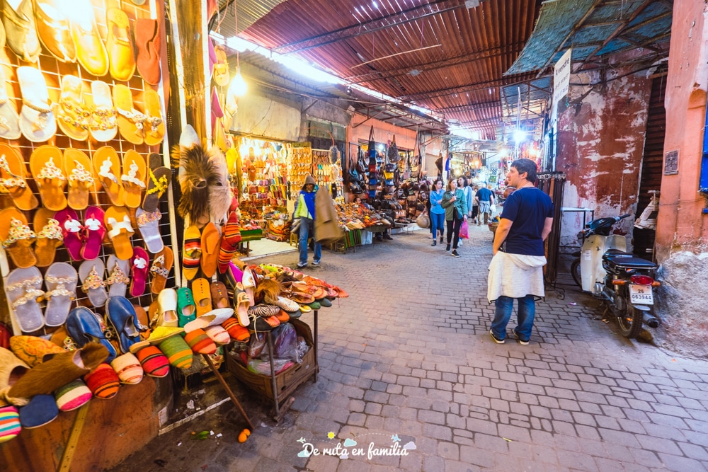 guía para comprar en los zocos de marrakech