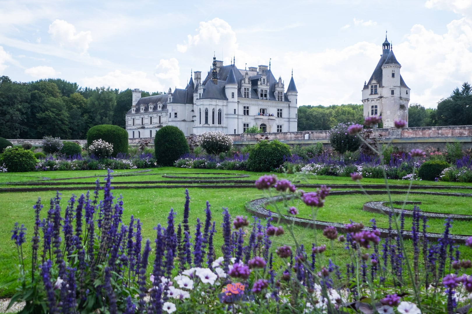 Los jardines del castillo de Chenonceau