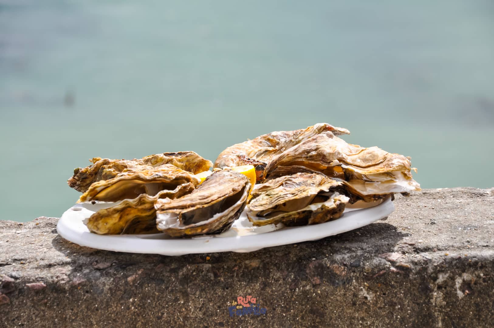 Comer ostras en Cancale