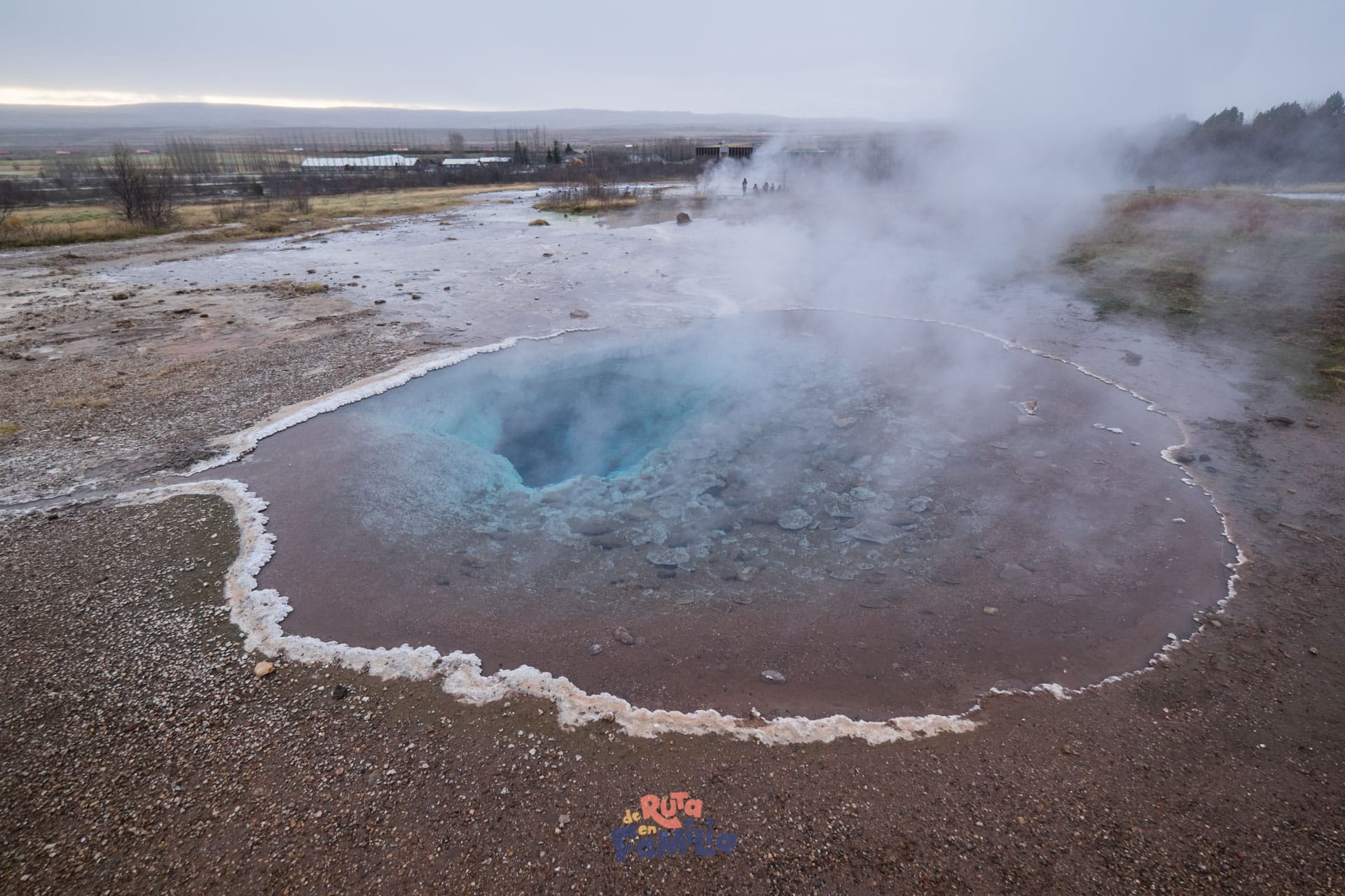 La zona geotermal de Geysir, en el Círculo Dorado de Islandia
