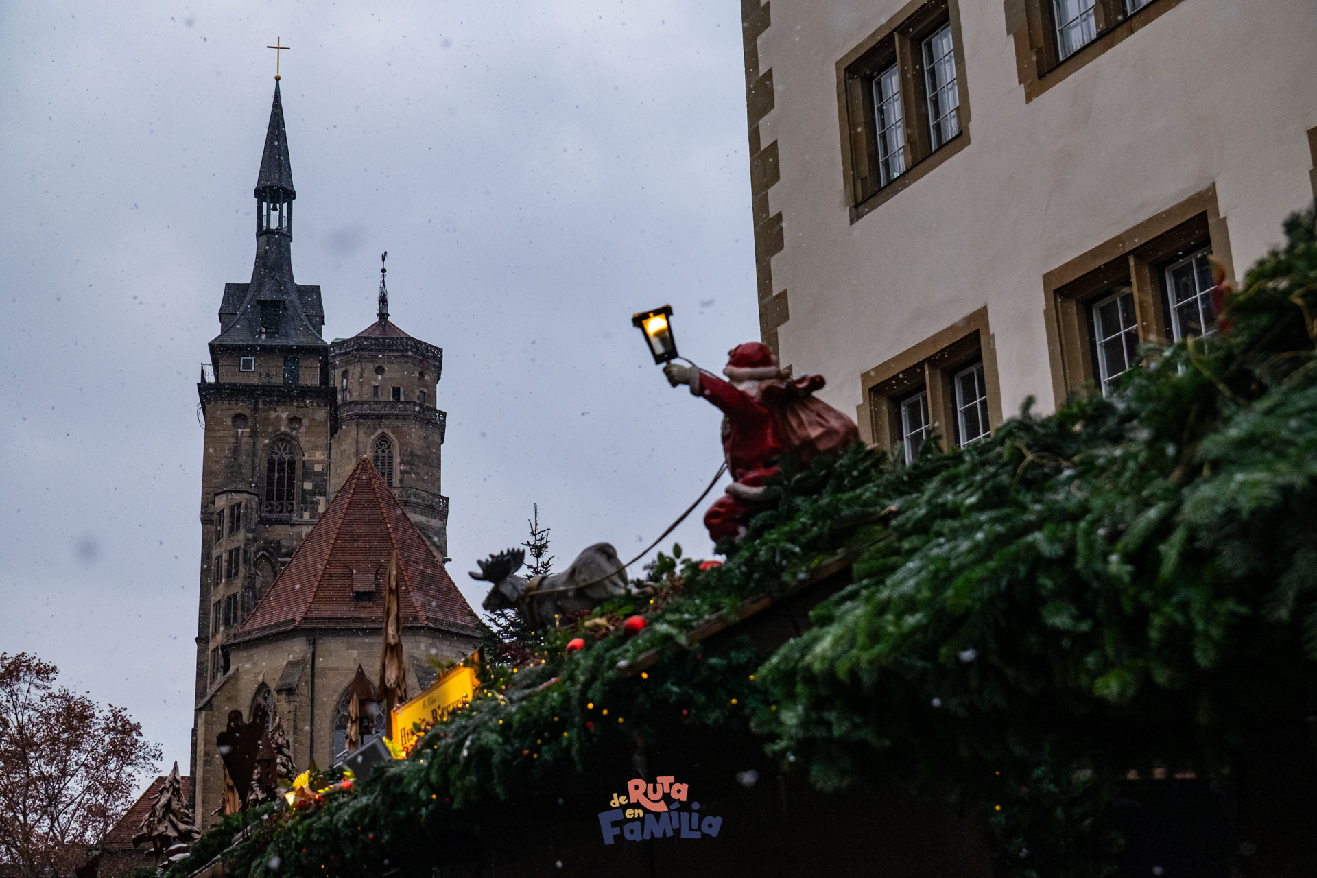 Stuttgart en Navidad. Mercado navideño de Stuttgart