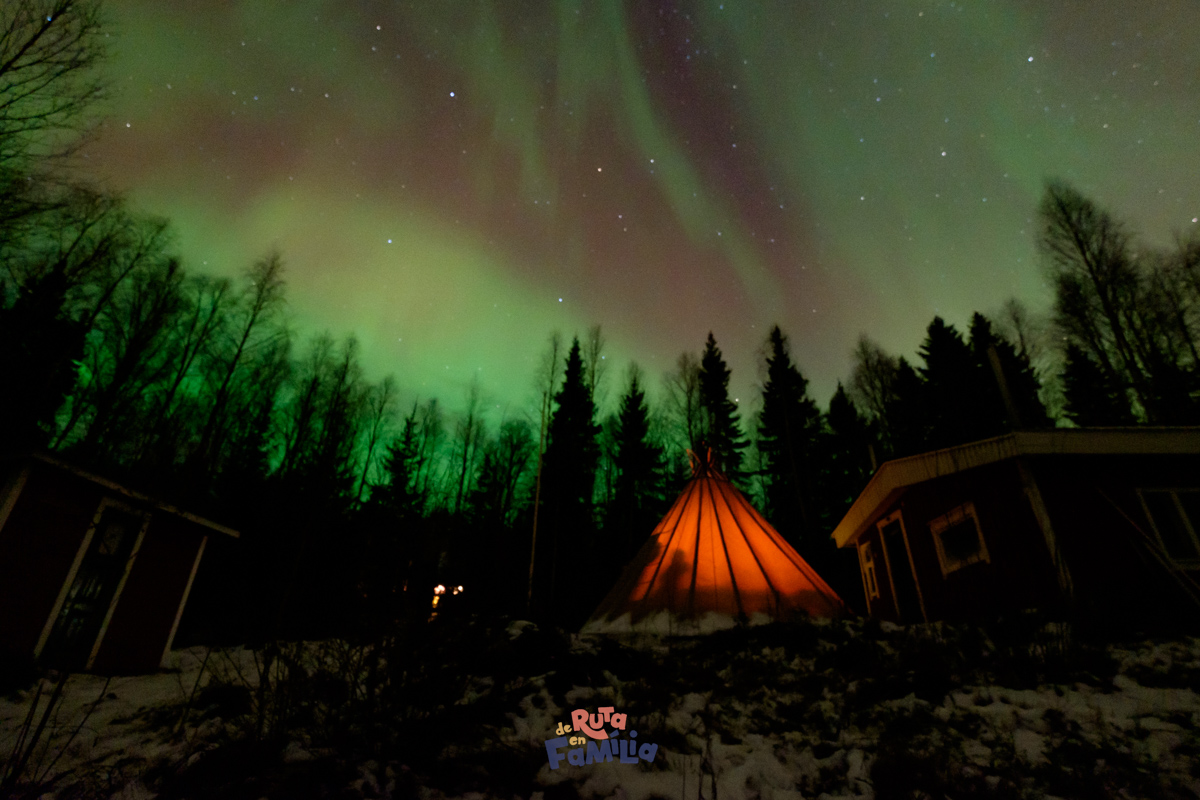 Auroras boreales en Rovaniemi, dónde y cuándo verlas